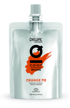 Прямой краситель IQ COLOR SHADE ORANGE PIE, 200 мл DEWAL Cosmetics DCPIE